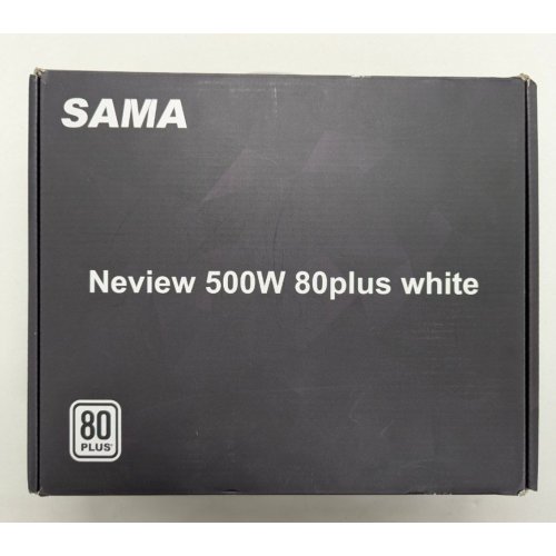 Блок питания SAMA Neview 500W 80plus white (CTX-500-SW) (Восстановлено продавцом, 810718) купить в Украине: Киев, Днепр, Харьков, Одесса  | Проверка совместимости, низкая цена, отзывы, характеристики от TELEMART фото