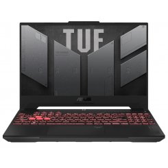 Ноутбук Asus TUF Gaming A17 FA707NUG-HX149 (90NR0EF5-M00A70) Mecha Gray / 17.3″ (1920x1080, IPS) / AMD Ryzen 7 7445HS (3.2-4.7 ГГц), 6 ядер / NVIDIA GeForce RTX 4050 / 16 ГБ (DDR5) / 512 ГБ (SSD) / Без ОС