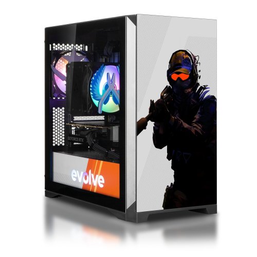 Компьютер EVOLVE SpecialPart CS2 PC (EVSP-CS2R7500FN5060-D532S1TBK) Black купить в Украине: Киев, Днепр, Харьков, Одесса  | Низкая цена, отзывы, характеристики от TELEMART фото