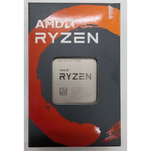 Процессор AMD Ryzen 5 3600 3.6(4.2)GHz 32MB sAM4 Box (100-100000031AWOF) (Восстановлено продавцом, 810813) купить в Украине: Киев, Днепр, Харьков, Одесса  | Проверка совместимости, низкая цена, отзывы, характеристики от TELEMART фото