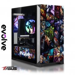 Комп'ютер EVOLVE SpecialPart Dota2:All Heroes (EVSP-DHR7500FN5060-D532S1TBK) Black / AMD Ryzen 5 7500F (3.7-5.0), 6 ядер / RTX 5060 / 32 ГБ (DDR5) / 1024 ГБ (SSD)