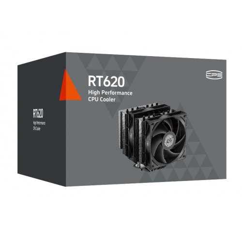 Кулер PCCooler RT620 Black купить в Украине: Киев, Днепр, Харьков, Одесса  | Проверка совместимости, низкая цена, отзывы, характеристики от TELEMART фото