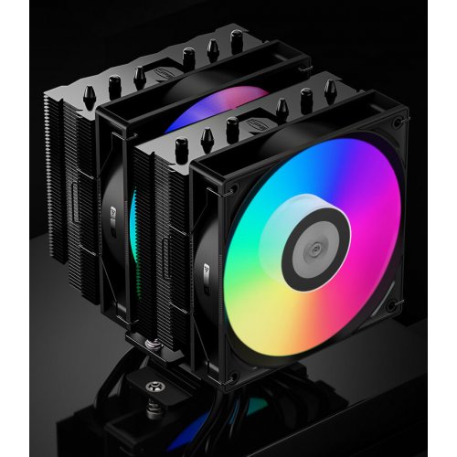 Кулер PCCooler RT620 ARGB Black купити в Україні: Київ, Львів, Хмельницький, Тернопіль | Перевірка сумісності, низька ціна, відгуки, характеристики від TELEMART фото