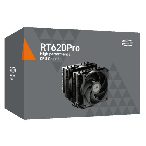 Кулер PCCooler RT620 Pro Black купити в Україні: Київ, Львів, Хмельницький, Тернопіль | Перевірка сумісності, низька ціна, відгуки, характеристики від TELEMART фото