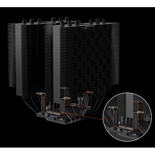 Кулер PCCooler RT620 Pro Black купити в Україні: Київ, Львів, Хмельницький, Тернопіль | Перевірка сумісності, низька ціна, відгуки, характеристики від TELEMART фото