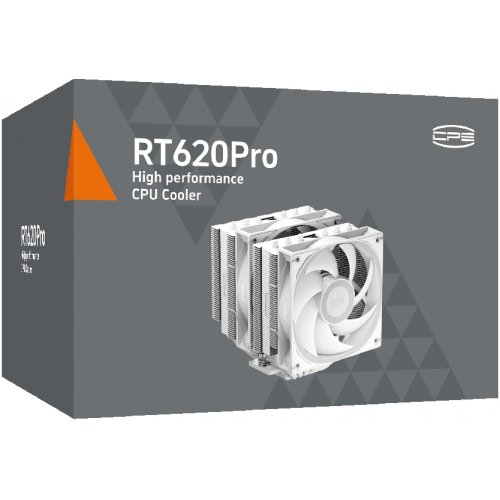 Кулер PCCooler RT620 Pro White купити в Україні: Київ, Львів, Хмельницький, Тернопіль | Перевірка сумісності, низька ціна, відгуки, характеристики від TELEMART фото