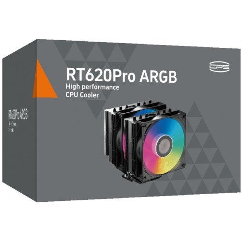 Кулер PCCooler RT620 Pro ARGB Black купити в Україні: Київ, Львів, Хмельницький, Тернопіль | Перевірка сумісності, низька ціна, відгуки, характеристики від TELEMART фото