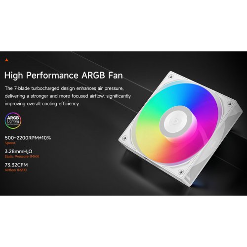 Кулер PCCooler RT620 Pro ARGB White купити в Україні: Київ, Львів, Хмельницький, Тернопіль | Перевірка сумісності, низька ціна, відгуки, характеристики від TELEMART фото