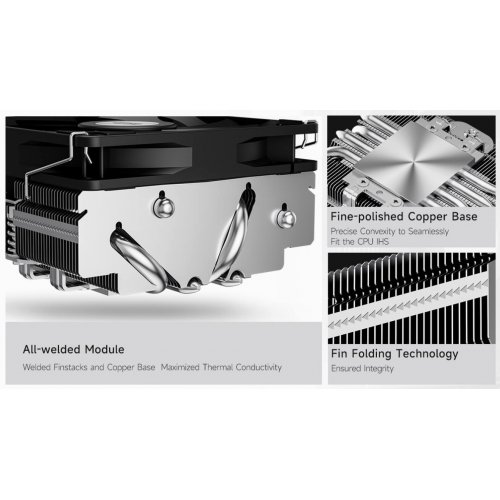 Кулер PCCooler RC400-53 Silver купить в Украине: Киев, Днепр, Харьков, Одесса  | Проверка совместимости, низкая цена, отзывы, характеристики от TELEMART фото