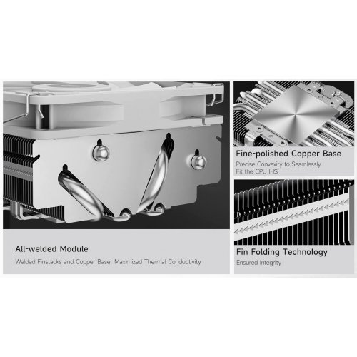 Кулер PCCooler RC400-53 White купить в Украине: Киев, Днепр, Харьков, Одесса  | Проверка совместимости, низкая цена, отзывы, характеристики от TELEMART фото