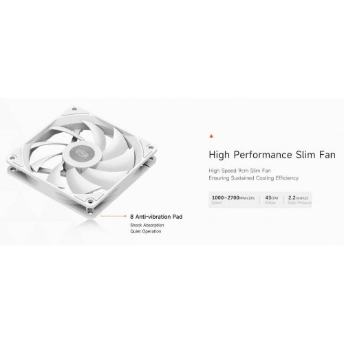 Кулер PCCooler RC400-53 White купить в Украине: Киев, Днепр, Харьков, Одесса  | Проверка совместимости, низкая цена, отзывы, характеристики от TELEMART фото
