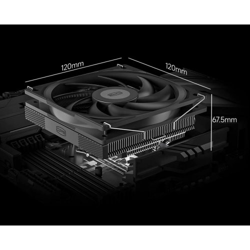 Кулер PCCooler RC600-67 Black купити в Україні: Київ, Львів, Хмельницький, Тернопіль | Перевірка сумісності, низька ціна, відгуки, характеристики від TELEMART фото