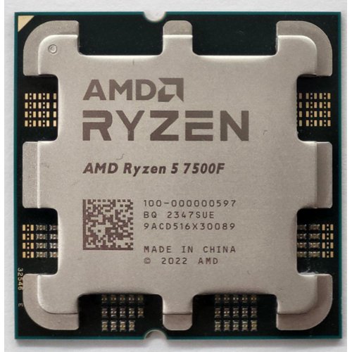 Процессор AMD Ryzen 5 7500F 3.7(5.0)GHz 32MB sAM5 Tray (100-000000597) (Восстановлено продавцом, 810992) купить в Украине: Киев, Днепр, Харьков, Одесса  | Проверка совместимости, низкая цена, отзывы, характеристики от TELEMART фото