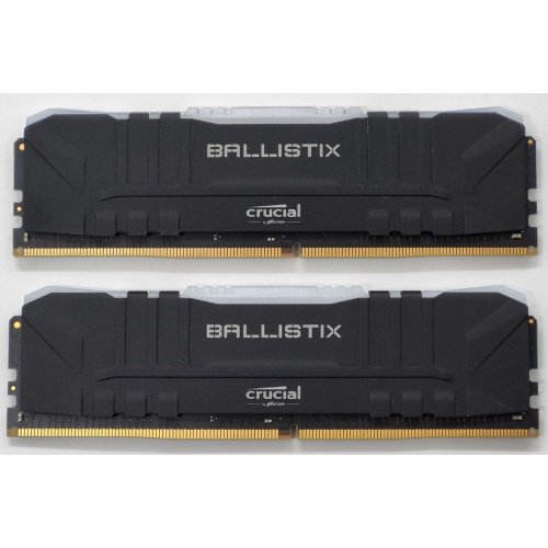 Озп Crucial DDR4 16GB (2x8GB) 3200Mhz Ballistix RGB Black (BL2K8G32C16U4BL) (Відновлено продавцем, 811000) купити в Україні: Київ, Львів, Хмельницький, Тернопіль | Перевірка сумісності, низька ціна, відгуки, характеристики від TELEMART фото