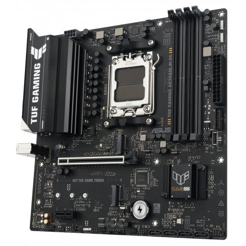 Материнская плата Asus TUF GAMING A620AM-PLUS (sAM5, AMD A620A) купить в Украине: Киев, Днепр, Харьков, Одесса  | Проверка совместимости, низкая цена, отзывы, характеристики от TELEMART фото