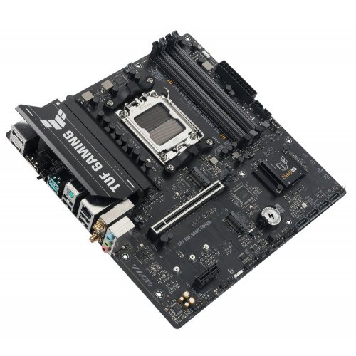 Материнская плата Asus TUF GAMING A620AM-PLUS WIFI (sAM5, AMD A620A) купить в Украине: Киев, Днепр, Харьков, Одесса  | Проверка совместимости, низкая цена, отзывы, характеристики от TELEMART фото