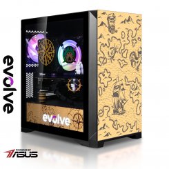 Компьютер EVOLVE SpeacialPart CaribbeanPirates PC (ESP-CPR7500FN506T-D532S1TBK) Black / AMD Ryzen 5 7500F (3.7-5.0), 6 ядер / RTX 5060 Ti / 32 ГБ (DDR5) / 1024 ГБ (SSD)