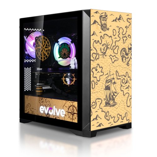 Компьютер EVOLVE SpeacialPart CaribbeanPirates PC (ESP-CPR7500FN506T-D532S1TBK) Black купить в Украине: Киев, Днепр, Харьков, Одесса  | Низкая цена, отзывы, характеристики от TELEMART фото
