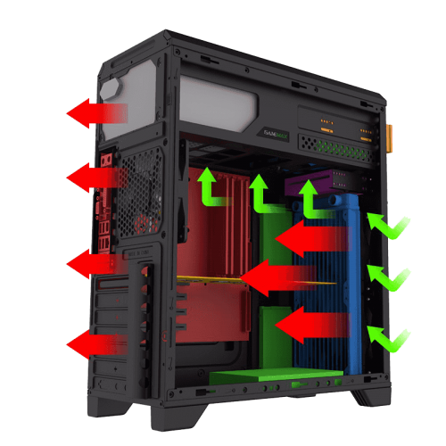 Корпус GAMEMAX G561-FRGB 59 Plus без БП Black (Відновлено продавцем, 811168) купити в Україні: Київ, Львів, Хмельницький, Тернопіль | Перевірка сумісності, низька ціна, відгуки, характеристики від TELEMART фото