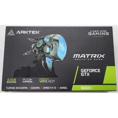 Відеокарта ARKTEK GeForce GTX 1660 Ti Dual 6144MB (AKN1660TiD6S6GH1) (Відновлено продавцем, 811174) купити в Україні: Київ, Львів, Хмельницький, Тернопіль | Перевірка сумісності, низька ціна, відгуки, характеристики від TELEMART фото