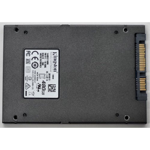 Ssd-диск Kingston SSDNow A400 TLC 480GB 2.5'' (SA400S37/480G) (Восстановлено продавцом, 811185) купить в Украине: Киев, Днепр, Харьков, Одесса  | Проверка совместимости, низкая цена, отзывы, характеристики от TELEMART фото