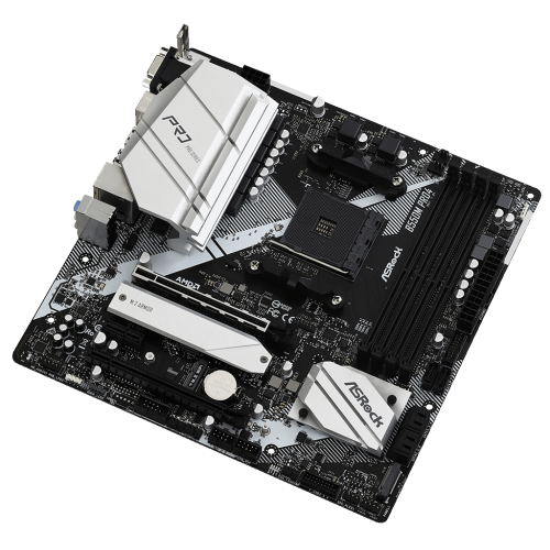 Уценка материнская плата AsRock B550M Pro4 (sAM4, AMD B550) (Вскрытая упаковка, 811189) купить в Украине: Киев, Днепр, Харьков, Одесса  | Проверка совместимости, низкая цена, отзывы, характеристики от TELEMART фото