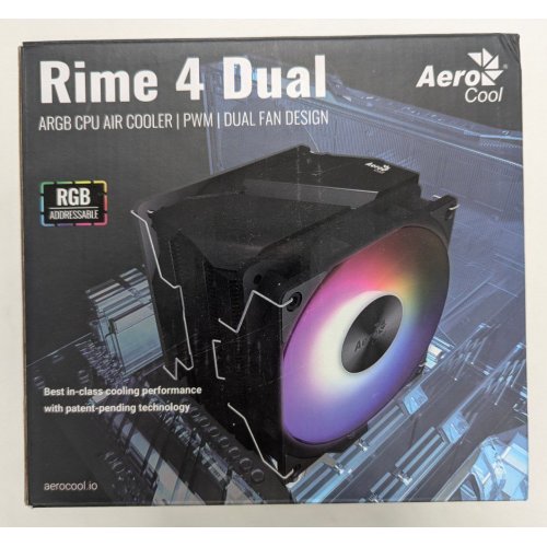 Кулер Aerocool Rime 4 Dual (ACTC-RM30427.01) (Відновлено продавцем, 811351) купити в Україні: Київ, Львів, Хмельницький, Тернопіль | Перевірка сумісності, низька ціна, відгуки, характеристики від TELEMART фото