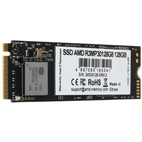 SSD-диск AMD Radeon R3 Gen3 3D NAND 128GB M.2 (2280 PCI-E) (R3MP30128G8) купить в Украине: Киев, Днепр, Харьков, Одесса  | Проверка совместимости, низкая цена, отзывы, характеристики от TELEMART фото