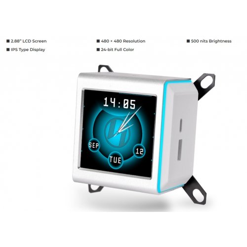 Готовая СВО Lian Li Galahad II LCD TL 280 (G89.GA2ALCD28TLW.00) White купить в Украине: Киев, Днепр, Харьков, Одесса  | Проверка совместимости, низкая цена, отзывы, характеристики от TELEMART фото