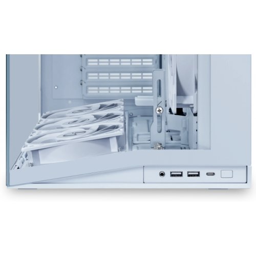 Корпус Lian Li O11 Dynamic Mini V2 Flow Tempered Glass без БЖ (G99.O11DMIV2FW.00) White купити в Україні: Київ, Львів, Хмельницький, Тернопіль | Перевірка сумісності, низька ціна, відгуки, характеристики від TELEMART фото