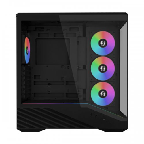 Корпус Lian Li Vector V100 Tempered Glass без БЖ (G99.V100X.01) Black купити в Україні: Київ, Львів, Хмельницький, Тернопіль | Перевірка сумісності, низька ціна, відгуки, характеристики від TELEMART фото