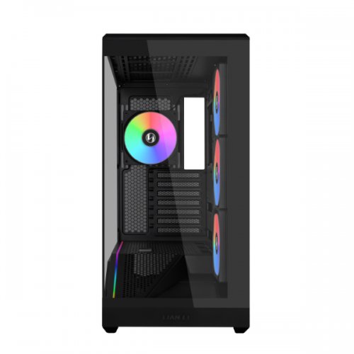 Корпус Lian Li Vector V100 Tempered Glass без БЖ (G99.V100X.01) Black купити в Україні: Київ, Львів, Хмельницький, Тернопіль | Перевірка сумісності, низька ціна, відгуки, характеристики від TELEMART фото
