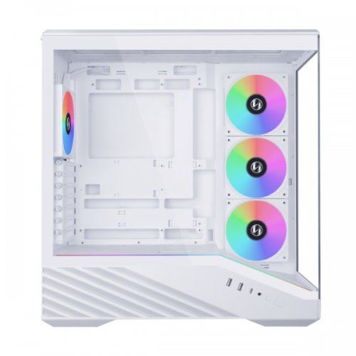 Корпус Lian Li Vector V100 Tempered Glass без БЖ (G99.V100W.01) White купити в Україні: Київ, Львів, Хмельницький, Тернопіль | Перевірка сумісності, низька ціна, відгуки, характеристики від TELEMART фото