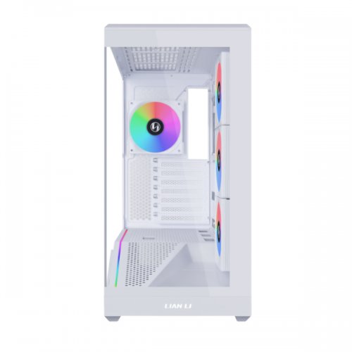 Корпус Lian Li Vector V100 Tempered Glass без БЖ (G99.V100W.01) White купити в Україні: Київ, Львів, Хмельницький, Тернопіль | Перевірка сумісності, низька ціна, відгуки, характеристики від TELEMART фото