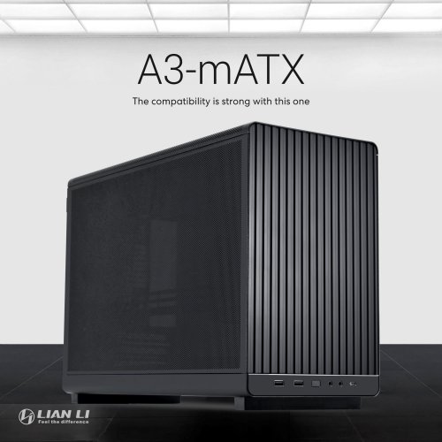 Корпус Lian Li A3 без БП (G99.A3X.00) Black (Восстановлено продавцом, 811430) купить в Украине: Киев, Днепр, Харьков, Одесса  | Проверка совместимости, низкая цена, отзывы, характеристики от TELEMART фото