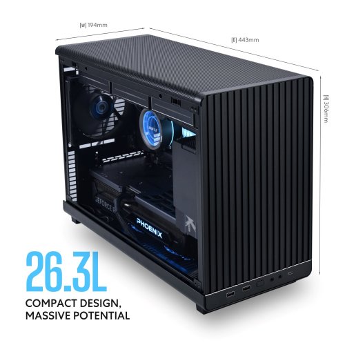 Корпус Lian Li A3 без БП (G99.A3X.00) Black (Восстановлено продавцом, 811430) купить в Украине: Киев, Днепр, Харьков, Одесса  | Проверка совместимости, низкая цена, отзывы, характеристики от TELEMART фото