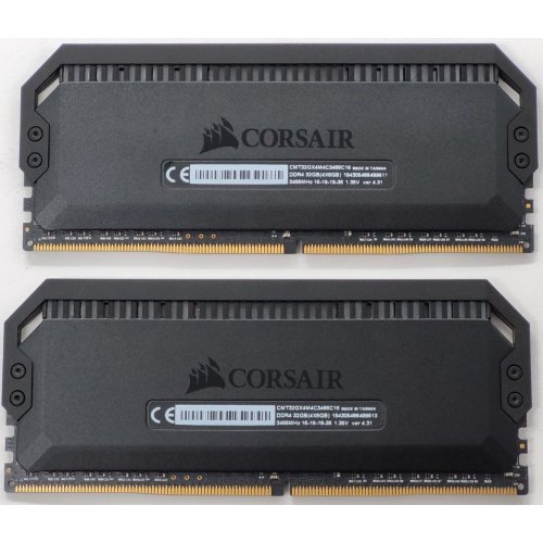 Озу Corsair DDR4 16GB (2x8GB) 3466Mhz Dominator Platinum RGB (CMT16GX4M2C3466C16) (Восстановлено продавцом, 811454) купить в Украине: Киев, Днепр, Харьков, Одесса  | Проверка совместимости, низкая цена, отзывы, характеристики от TELEMART фото