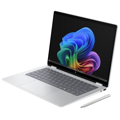 Ноутбук HP OmniBook X Flip NGAI 14-fm0008ua (C3UL7EA) Glacier Silver купить в Украине: Киев, Днепр, Харьков, Одесса  | Низкая цена, отзывы, характеристики от TELEMART фото