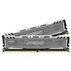 Озу Crucial DDR4 16GB (2x8GB) 2666Mhz Ballistix Sport LT Grey (BLS2C8G4D26BFSB) (Восстановлено продавцом, 811621)