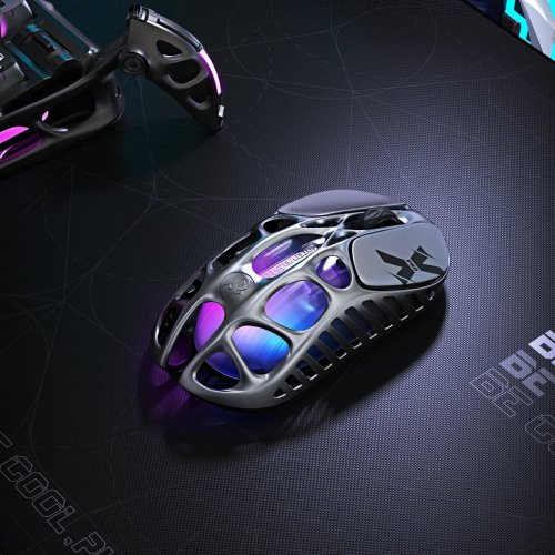 Мышка GravaStar Mercury X Pro 8K RGB Wireless (GSXPRO_GRY) Interstellar Silver купить в Украине: Киев, Днепр, Харьков, Одесса  | Низкая цена, отзывы, характеристики от TELEMART фото