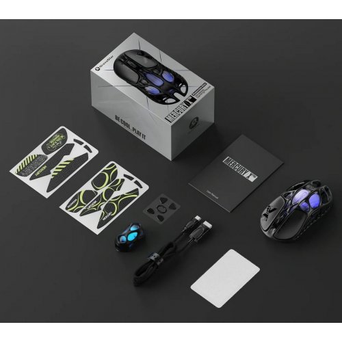 Мышка GravaStar Mercury X Pro 8K RGB Wireless (GSXPRO_GRY) Interstellar Silver купить в Украине: Киев, Днепр, Харьков, Одесса  | Низкая цена, отзывы, характеристики от TELEMART фото