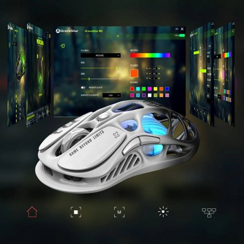Миша GravaStar Mercury M1 Pro RGB Wireless (GRAVASTARM1PRO_GBLK) Gradient Black купити в Україні: Київ, Львів, Хмельницький, Тернопіль | Низька ціна, відгуки, характеристики від TELEMART фото