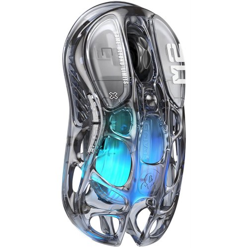 Миша GravaStar Mercury M2 RGB Wireless (GRAVASTARM2_XTAL_BLK) Transparent Black купити в Україні: Київ, Львів, Хмельницький, Тернопіль | Низька ціна, відгуки, характеристики від TELEMART фото