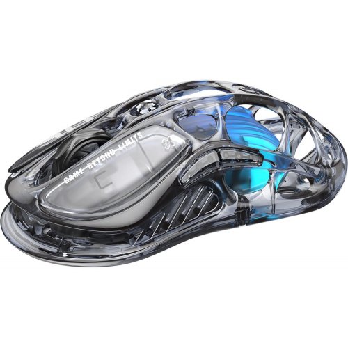 Миша GravaStar Mercury M2 RGB Wireless (GRAVASTARM2_XTAL_BLK) Transparent Black купити в Україні: Київ, Львів, Хмельницький, Тернопіль | Низька ціна, відгуки, характеристики від TELEMART фото