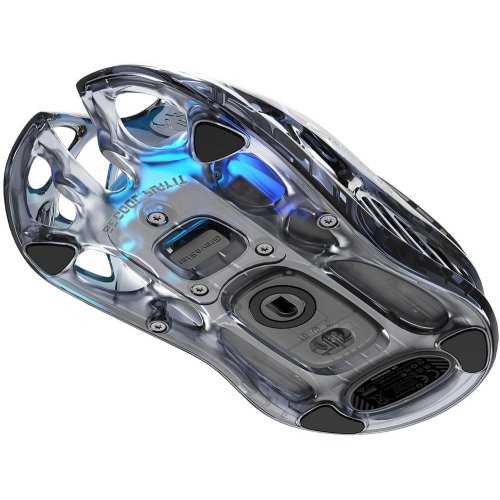 Миша GravaStar Mercury M2 RGB Wireless (GRAVASTARM2_XTAL_BLK) Transparent Black купити в Україні: Київ, Львів, Хмельницький, Тернопіль | Низька ціна, відгуки, характеристики від TELEMART фото
