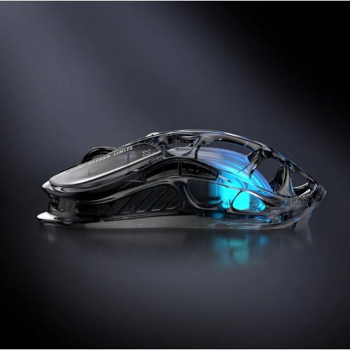 Миша GravaStar Mercury M2 RGB Wireless (GRAVASTARM2_XTAL_BLK) Transparent Black купити в Україні: Київ, Львів, Хмельницький, Тернопіль | Низька ціна, відгуки, характеристики від TELEMART фото