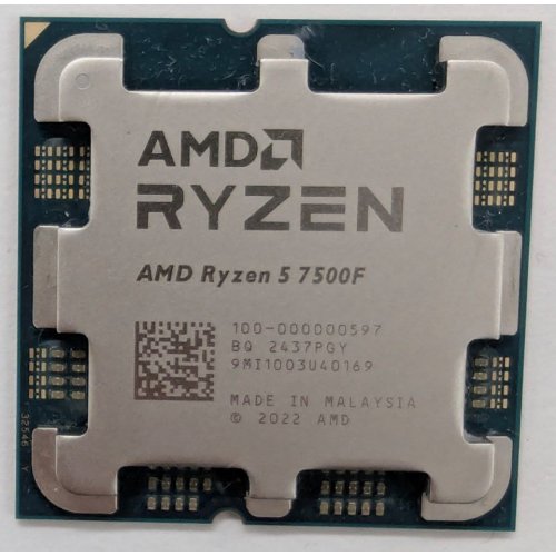Процессор AMD Ryzen 5 7500F 3.7(5.0)GHz 32MB sAM5 Tray (100-000000597) (Восстановлено продавцом, 811640) купить в Украине: Киев, Днепр, Харьков, Одесса  | Проверка совместимости, низкая цена, отзывы, характеристики от TELEMART фото