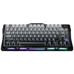 Клавіатура GravaStar Mercury K1 RGB GravaStar x Kailh Cheery Pink Linear Switches Wireless (GSK1_GBLK) Black