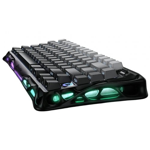 Клавіатура GravaStar Mercury K1 RGB GravaStar x Kailh Cheery Pink Linear Switches Wireless (GSK1_GBLK) Black купити в Україні: Київ, Львів, Хмельницький, Тернопіль | Низька ціна, відгуки, характеристики від TELEMART фото