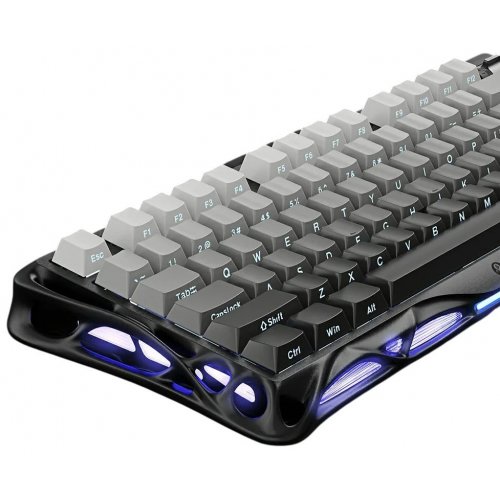 Клавіатура GravaStar Mercury K1 RGB GravaStar x Kailh Cheery Pink Linear Switches Wireless (GSK1_GBLK) Black купити в Україні: Київ, Львів, Хмельницький, Тернопіль | Низька ціна, відгуки, характеристики від TELEMART фото